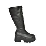 Fox Shoes T272903009 Siyah Kalın Tabanlı Kadın Çizme