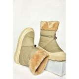 fox SHOES T476434004 Bej Kumaş Kadın Bot, Bej-Kumaş, 37