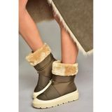 Fox Shoes T476434004 Haki Kumaş Kadın Bot