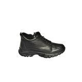 fox SHOES T555130203 Siyah Hakiki Deri Comfort Ortopedik Taban Kadın Bot, Siyah-Hakiki Deri, 36