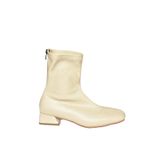 fox SHOES T642749009 Bej Streç Kadın Bot, Bej-Suni Deri, 36