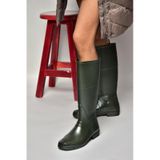 Fox Shoes T858704009 Haki Yağmur Çizmesi