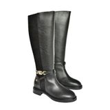 Fox Shoes T973000909 Siyah Alçak Tabanlı Kadın Çizme