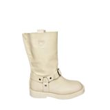 fox SHOES T973530309 Bej Alçak Topuklu Kadın Bot, Bej-Suni Deri, 37