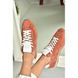 Fox Shoes U312311602 Kiremit Hakiki Süet Spor Ayakkabı