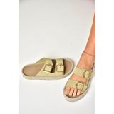 Fox Shoes U596030202 Ten Süet Kadın Terlik