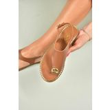 Fox Shoes U652227109 Taba Kadın Sandalet