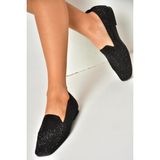 Fox Shoes U820113357 Siyah Triko Kadın Günlük Ayakkabı
