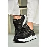 Fox Shoes U973501004 Siyah Kumaş Spor Ayakkabı Sneakers