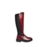 fox SHOES V312212360 Bordo Rustik Arkası Lastik Detaylı Kadın Çizme, Bordo-Rustik, 38