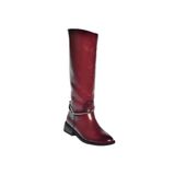 Fox Shoes V312361060 Bordo Rustik Klasik Kadın Çizme