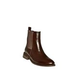 fox SHOES V312367309 Kahverengi Alçak Topuklu Kadın Bot, Kahverengi-Suni Deri, 39