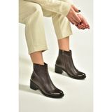 Fox Shoes V555567203 Kahverengi Alçak Topuklu Comfort Ortopedik Taban Kadın Bot