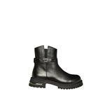 fox SHOES V555575603 Siyah Hakiki Deri Comfort Ortopedik Taban Kadın Bot, Siyah-Hakiki Deri, 37