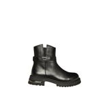 fox SHOES V555575603 Siyah Hakiki Deri Comfort Ortopedik Taban Kadın Bot, Siyah-Hakiki Deri, 39