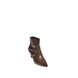 fox SHOES V572124409 Kahverengi Alçak Topuklu Kadın Bot, Kahverengi-Suni Deri, 37
