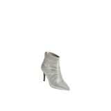 fox SHOES V572127214 Gümüş Sim Taşlı İnce Topuklu Abiye Bot, Gümüş-Sim, 39