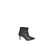 fox SHOES V572127214 Siyah Sim Taşlı İnce Topuklu Abiye Bot, Siyah-Sim, 37