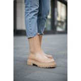 Fox Shoes V652649009 Ten Lastik Detaylı Kalın Tabanlı Kadın Bot