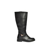 fox SHOES V726717109 Siyah Klasik Kadın Çizme, Siyah-Suni Deri, 37