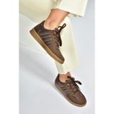 Fox Shoes V820104404 Kahverengi Kumaş Spor Ayakkabı Sneakers