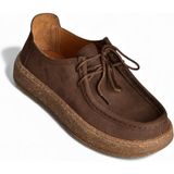 Fox Shoes V944092701 Kahverengi Hakiki Deri Nubuk Günlük Ayakkabı