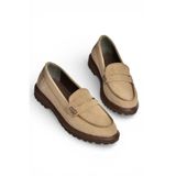 Fox Shoes Vizon Süet Alçak Tabanlı Makosen Ayakkabı, 36, Y9960510, Vizon-Süet, Kadın