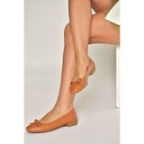 Fox Shoes Y398224203 Taba Hakiki Deri Babet, 39, Y3982242, Taba-Hakiki Deri, Kadın