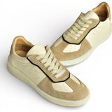 Fox Shoes Y555201403 Bej Hakiki Deri Kadın Spor Ayakkabı Sneakers