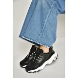 Fox Shoes Y702038709 Siyah Kalın Tabanlı Spor Ayakkabı Sneakers