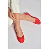 Fox Shoes Y726785209 Kırmızı Kadın Babet