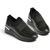 Fox Shoes Z301144504 Siyah Kumaş Günlük Kadın Ayakkabı
