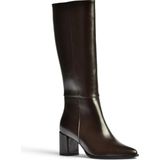Fox Shoes Z480173260 Kahverengi Rustik Kalın Topuklu Kadın Çizme