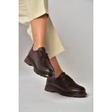 Fox Shoes Z555261103 Kahverengi Hakiki Deri Kadın Ayakkabı