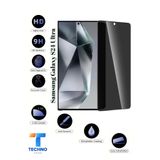 foxpower Samsung S24 Ultra Uyumlu Tam Kapatan Hayalet Ekran Koruyucu 6D Temperli Cam
