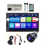 Foxus Double Oto Teyp - Dokunmatik Ekran, Bluetooth, Geri Görüş Kamera Hediyeli, USB/SD/AUX/FM Destekli