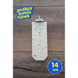Foxy Pedikür Papağan Tüneği 14 cm Kumlu Zımpara Tünek - Sultan, Muhabbet, Lori, Monk, Sevda, Forpus