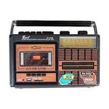 Fp 319 Retro Nostaji Radyo Kaset Çalar USB Sd Fm Radyolu Kaset Çalar Müzik Kutusu - Beyaz