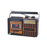 Fp 319 USB Fm Radyo Kaset Çalar Nostaljik Müzik Kutusu Şarj USB Sd - Gri