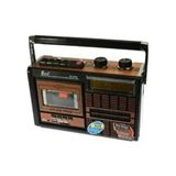 FP-319U USB Sd Kart Fm Retro Radyo Kaset Çalar - Ahşap