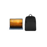 FPİX MacBook Pro 16" (M4 Pro) Uyumlu Siyah Notebook Laptop Sırt Çantası ve Ekran Koruyucu