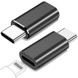 FQSH Yıldırım Dişi için USB C Erkek Adaptör iPhone 15 Pro Max Plus, iPad Air için, Samsung için, Destek 27W PD Hızlı Şarj ve Veri Aktarımı, Tip C Şarj Cihazı Konnektör Kablosu, Ses/OTG için Değil,