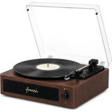 FR-P101 Zenitte Bluetoothlu Pikap | Dahili Hoparlörlü USB Plak Çalar | 33/45/78 Devir Şarjlı Re - Çok Renkli - Siyah - Plastik