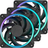 Fractal Design Fraktal Tasarım Momentum 12 Rgb - Sessiz Pc Kasa Fanı - 120 mm - Argb Gen 2-16 Led'ler - Sıvı Kristal Polimer (Lcp) Kanatlar - Akışkan Dinamik Rulman (Fdb) - Soğutma Performansı - Siyah