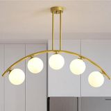 Fralde 5 Li Gold Modern Mutfak Cafe Restoran Için Uygun Retro Salon Avize altin