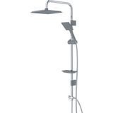 Frame Tepe Başlıklı Duş Sistemi Seti - Gri