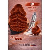 Framesi Framcolor Futura Saç Boyası 50 ml 4rv Kırmızımsı Mor - 8R BAKIR KIZILI