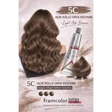 Framesi Framcolor Futura Saç Boyası 50 ml - 5C AÇIK KÜLLÜ ORTA KESTANE