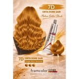 Framesi Framcolor Futura Saç Boyası 50 ml - 7D ORTA DORE SARI