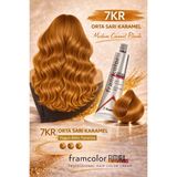 Framesi Framcolor Futura Saç Boyası 50 ml - 7KR ORTA SARI KARAMEL